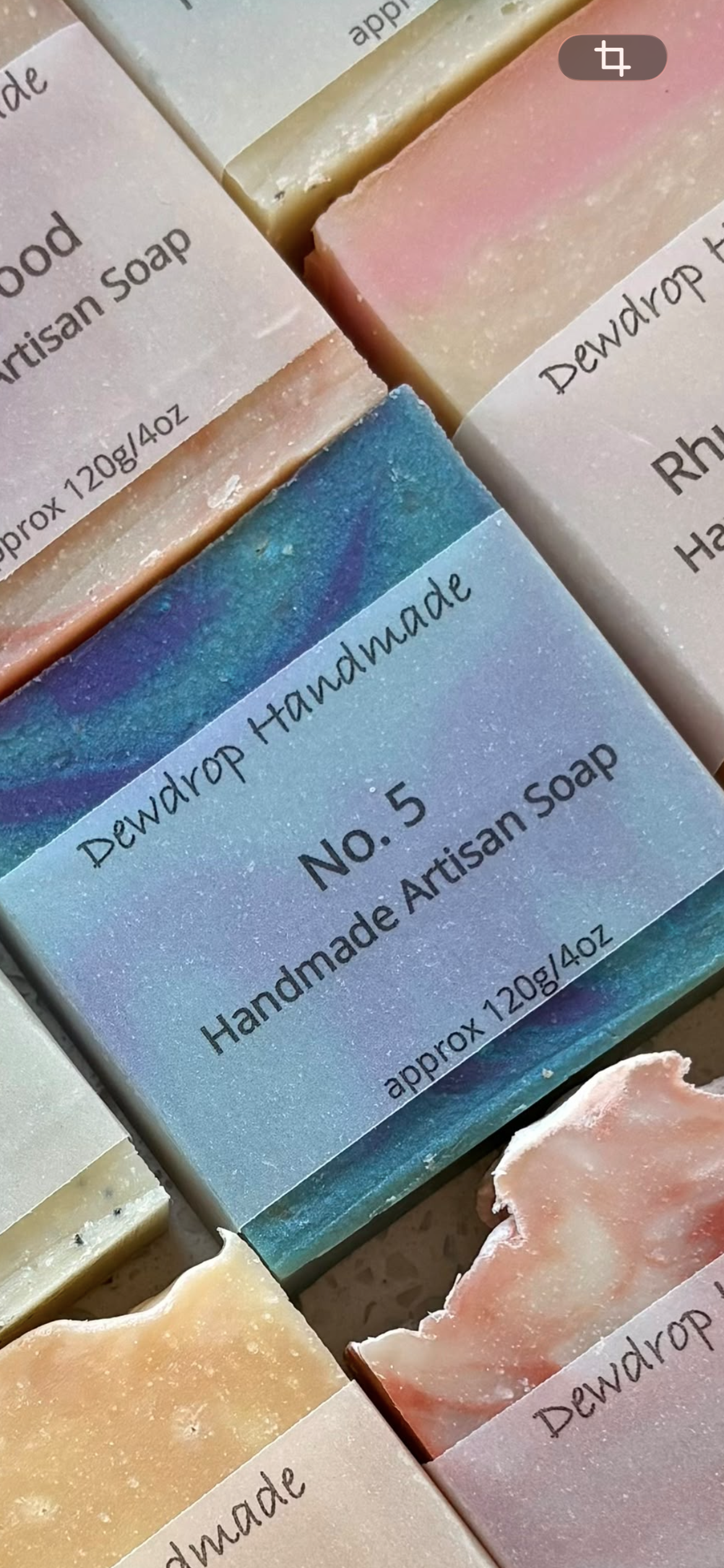 No5 inspired artisan soap