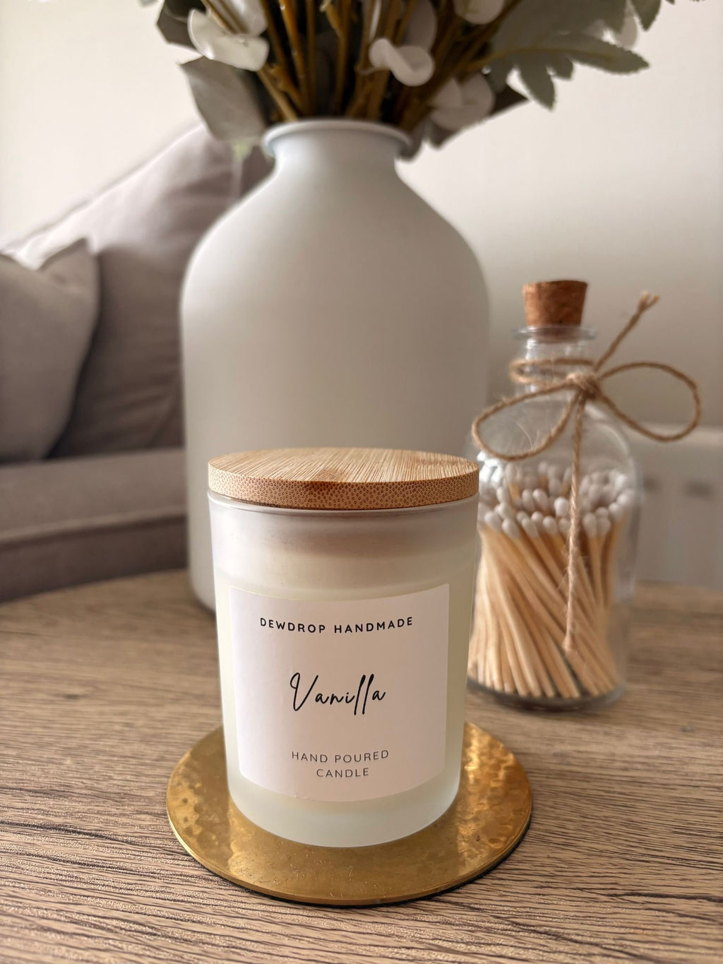 Vanilla Soy Wax Candle | Luxury Handmade Candle Gift UK