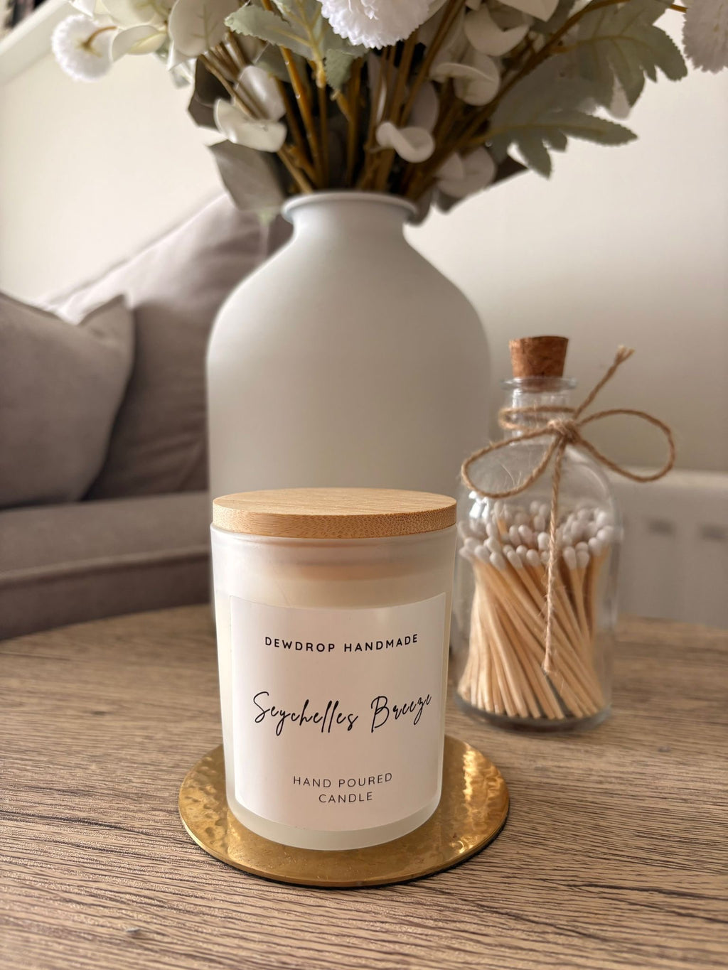 Seychelles Breeze Soy Wax Candle | Tropical Handmade Candle UK