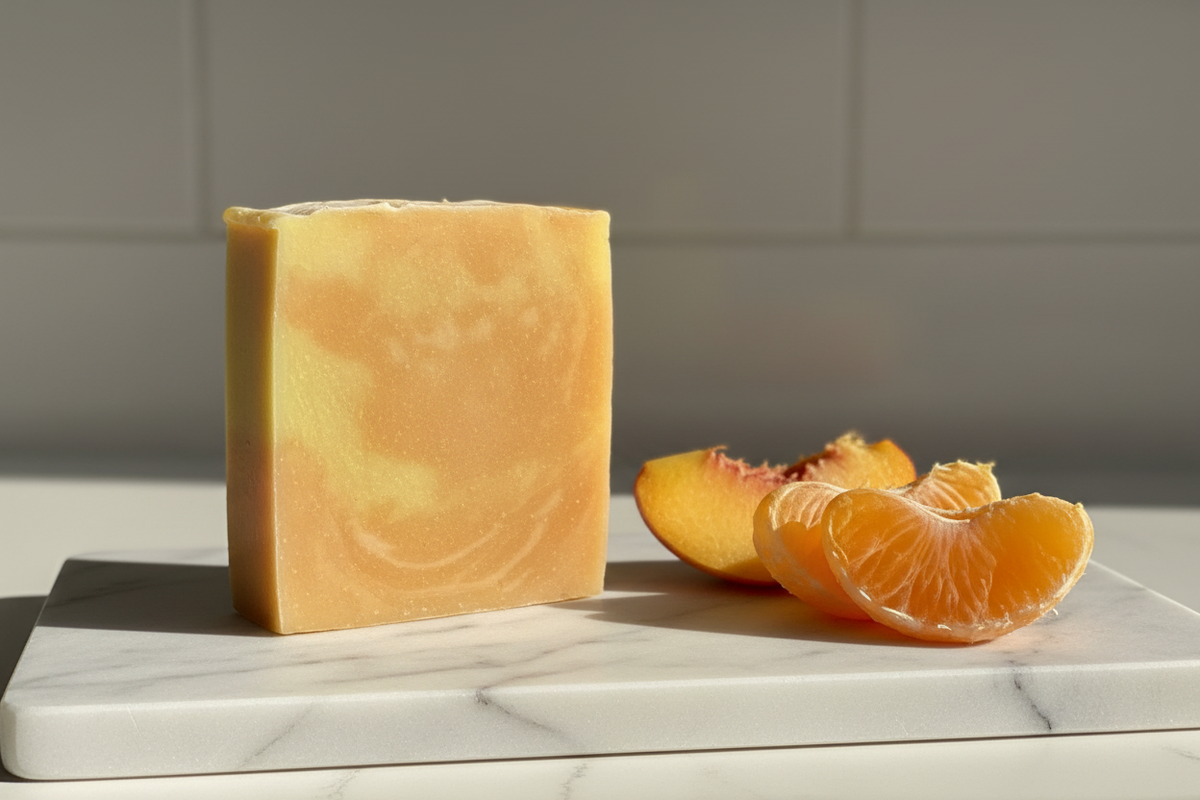 Peach & Mandarin Artisan Soap