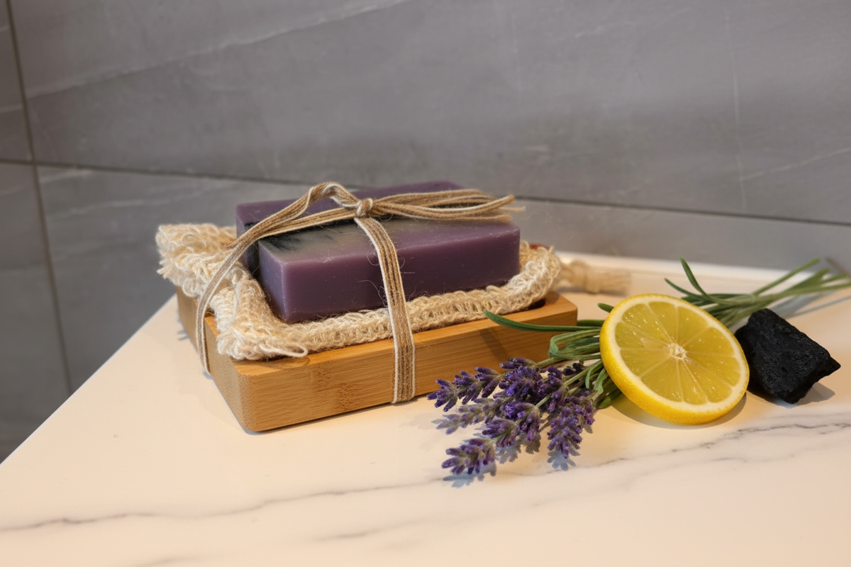 Lavender, Lemon & Charcoal Artisan Gift Set
